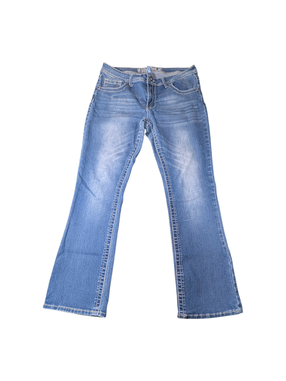 Hydraulics - Women's Blue Jeans -  Size 15 - Mid Rise Curvy - Micro Boot